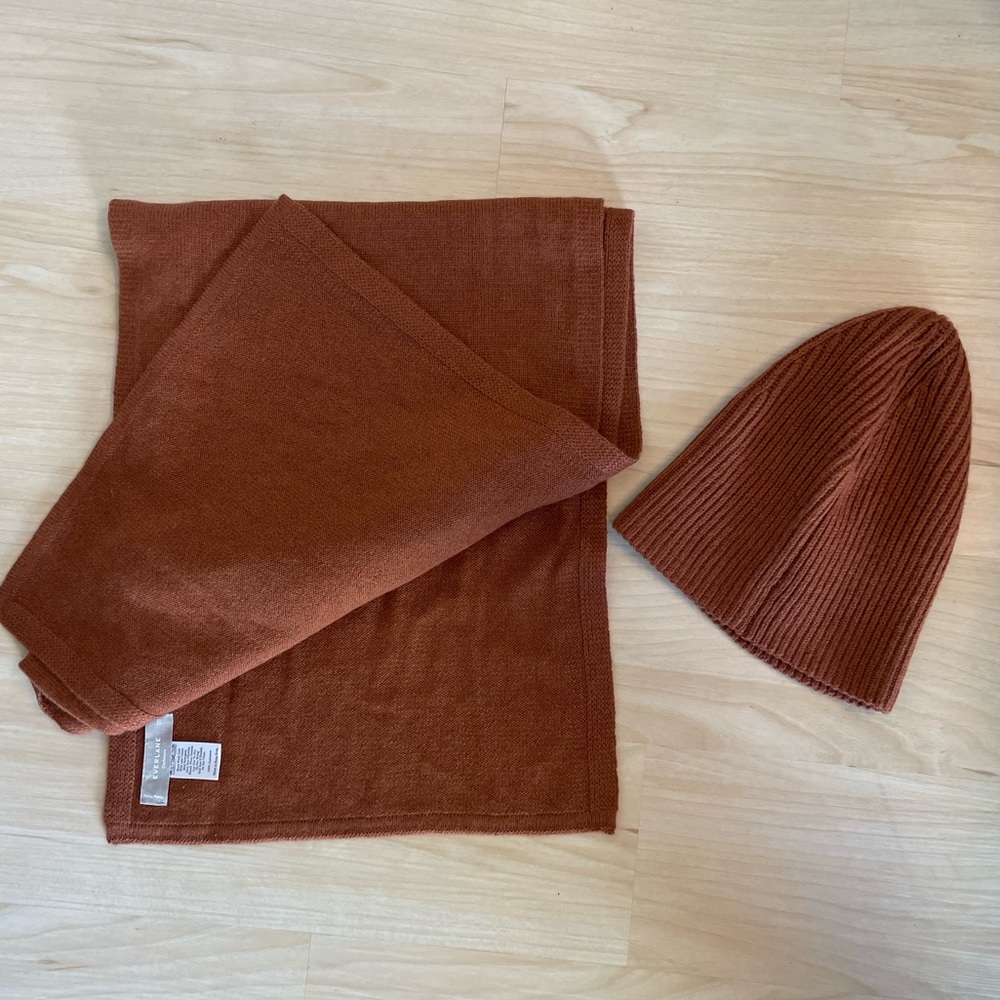 Everlane Cashmere - scarf and hat